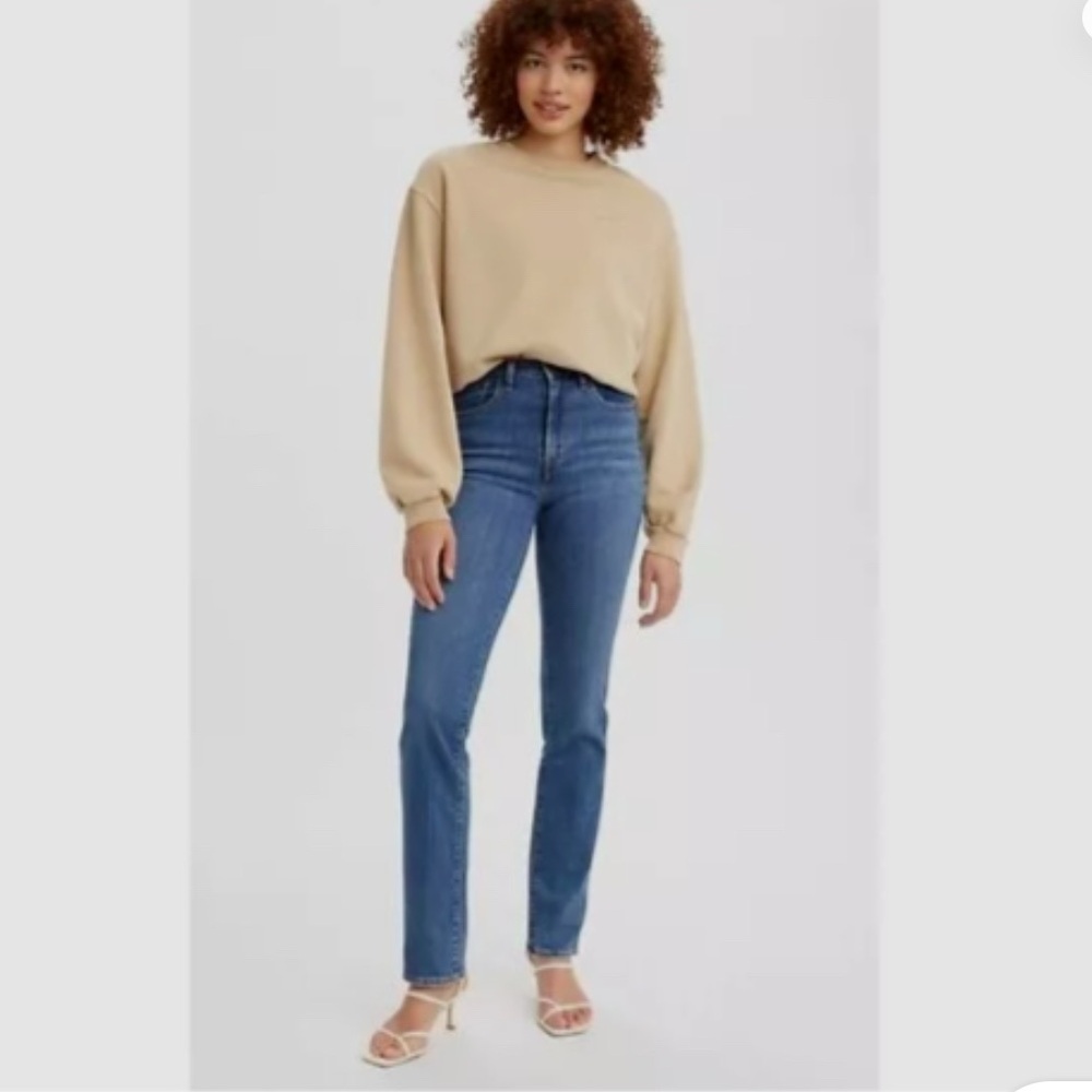 Levi's Blue Straight Leg Jeans Classic Style